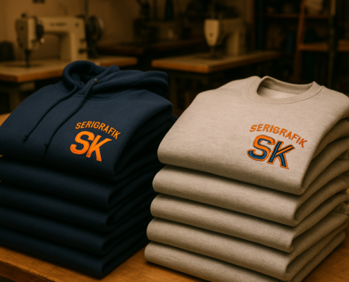 Sudaderas personalizadas con serigrafía y bordado para empresas en Toledo — Serigrafik