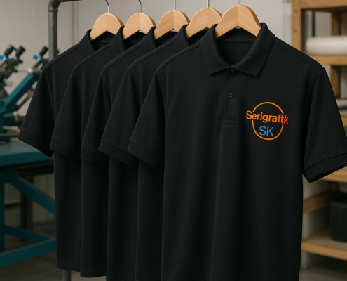 Polos personalizados con bordado y logo para empresas en Toledo — Serigrafik