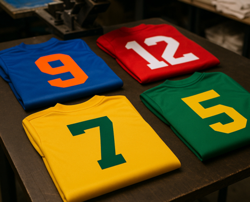 Camisetas deportivas personalizadas para equipos de fútbol con serigrafía — Serigrafik Toledo