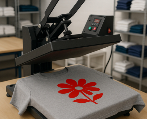Planchado y transfer textil para personalización de prendas en Toledo — Serigrafik